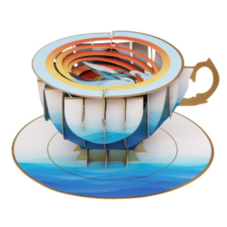 A Cup Of Tea Whale Pop Up Card