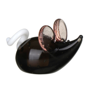 Glass Dark Grey Mouse