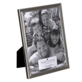 Silver-Plated Narrow Dotted Edge Photo Frame 6x8