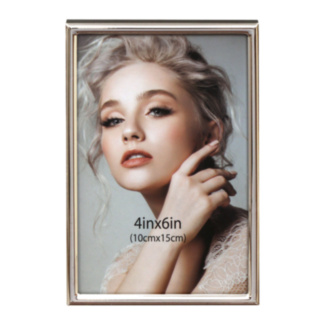 Silver Narrow Edge Frame 4x6
