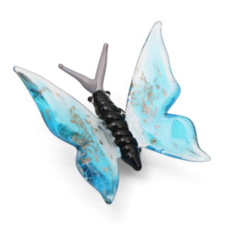Glass Blue Butterfly