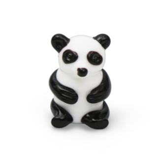 Glass Sitting Panda