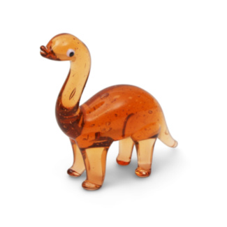 Glass Orange Dinosaur