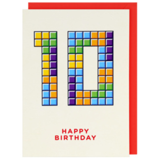 Tiny & Terrific 10th Birthday Card