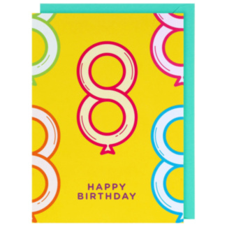 Tiny & Terrific 8th Birthday Card