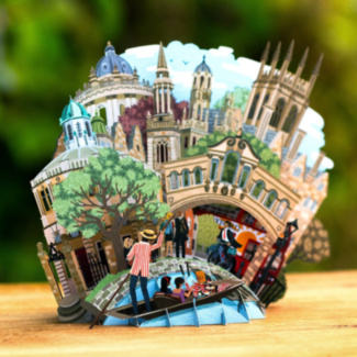 ‘Dreaming Spires’ Oxford 3D Greetings Card