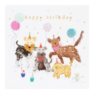 Party Dogs Birthday Card