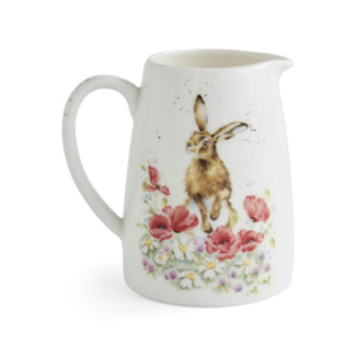 'Field of Flowers' Hare 8cm Posy Jug