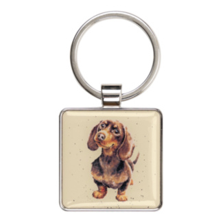 ‘Little One’ Dachshund Metal Keyring