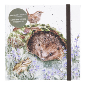 ‘The Wild Patch’ Hedgehog Mini Hardback Notebook