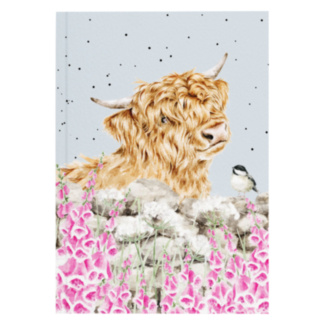 ‘Just For Moo’ Highland Cow A6 Notebook
