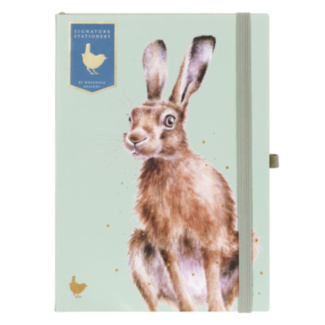 'Golden Hour' Hare Luxury A5 Notebook