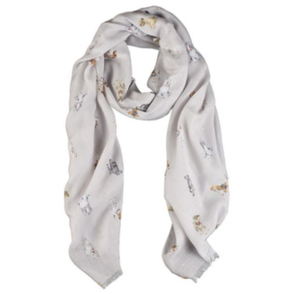 ‘A Dog’s Life’ Grey Scarf
