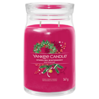 Sparkling Winterberry Signature Large Jar Candle