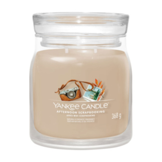 Afternoon Scrapbooking Signature Medium Jar Candle