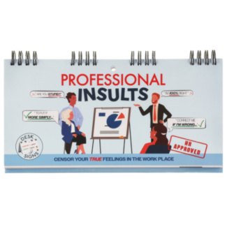 Professional Insults Flip Book