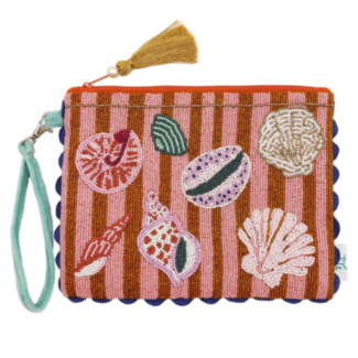 Tide Shells Clutch Bag