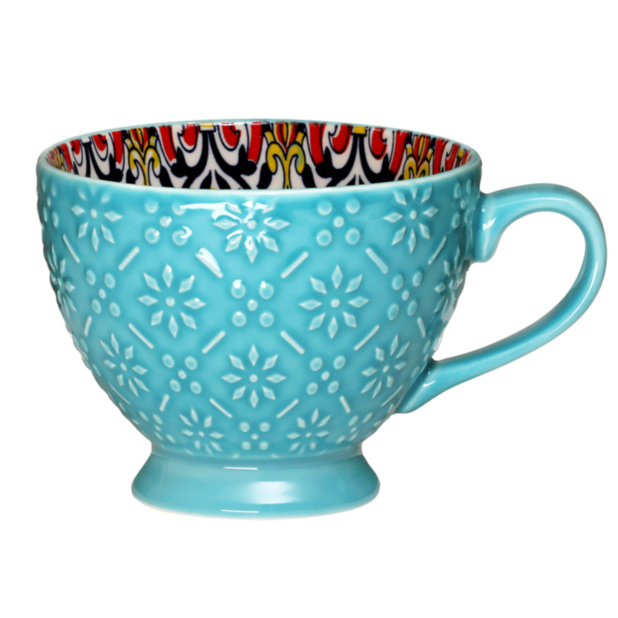 Tazza In Ceramica Dad's Caravan – Design Roulotte Blu, 13x9 Cm, Lavabile In Lavastoviglie E Microonde - 3