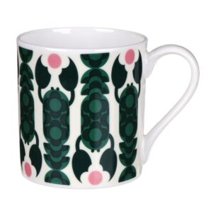 ORLA KIELY TASSE MULTI STEM Bone China Mugs x 6 (Can sell in 2's