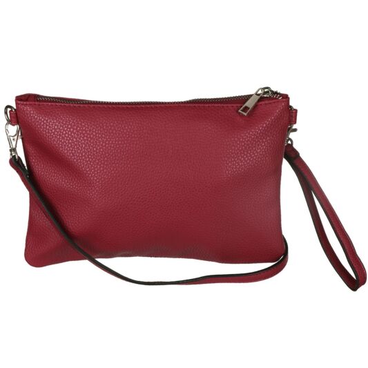 magenta clutch bag