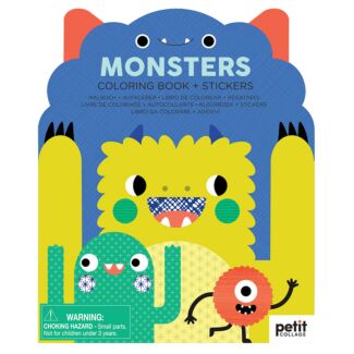 Colouring Book and Monster Stickers