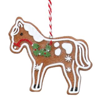 Gingerbread Horse Tree Decoration