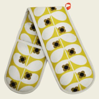 Wild Rose Stem Double Oven Glove