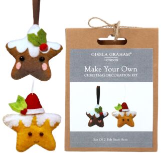 Make Your Own Pudding Star Decoration Kit