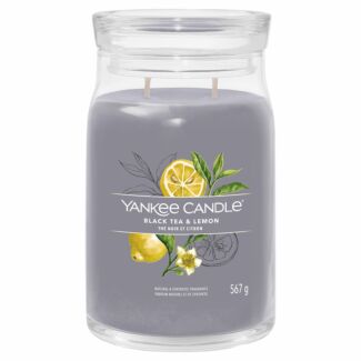 Black Tea & Lemon Signature Large Jar Candle