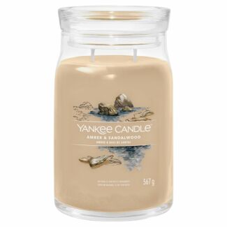 Amber & Sandalwood Signature Large Jar Candle