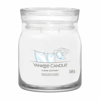 Clean Cotton Signature Medium Jar Candle