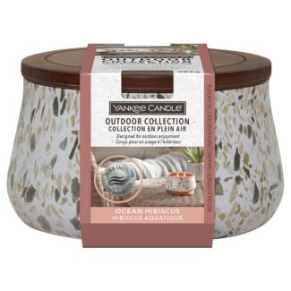 Ocean Hibiscus Medium Outdoor Candle 