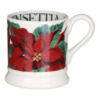Poinsettia Half Pint Mug
