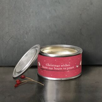 ‘From Our House To Yours’ Christmas Candle