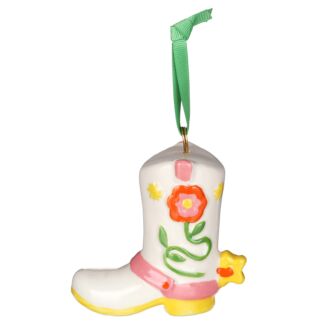 Cowboy Boot Hanging Ornament