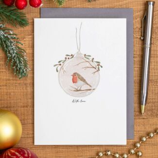 ‘With Love’ Bauble Card