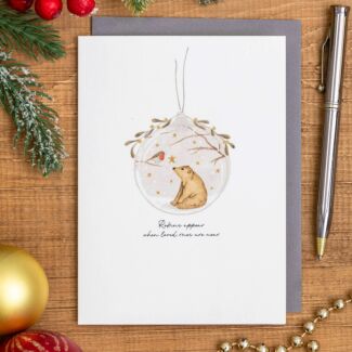 ‘Robins Appear When Loved Ones Are Near’ Bauble Card