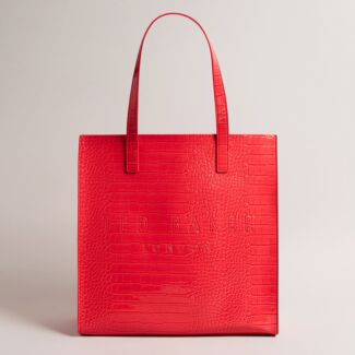 CROCCON Icon Large Coral Croc Bag