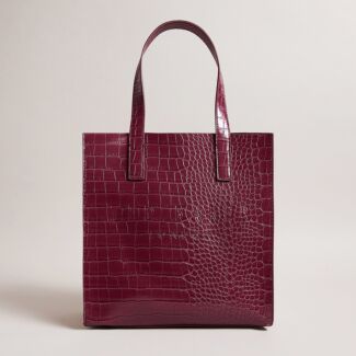 REPTCON Icon Small Deep Purple Croc Bag