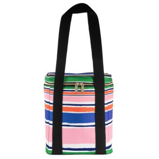 Ocean Stripe Wine Picnic Cooler