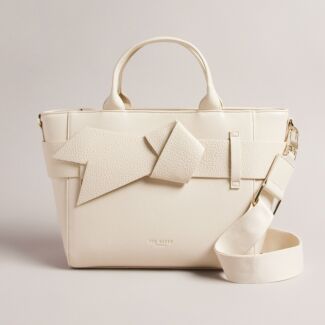 JIMSA Ivory Knot Bow Crossbody Bag