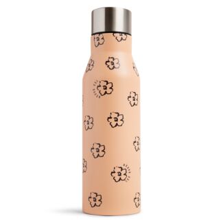 BIANKAH Magnolia Flower Pink Water Bottle
