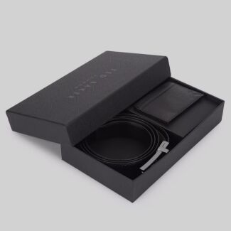 TEDDS Black Adjustable Belt And Cardholder Set