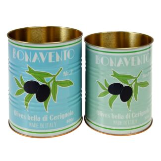 Bonavento Set of 2 Medium Storage Tins