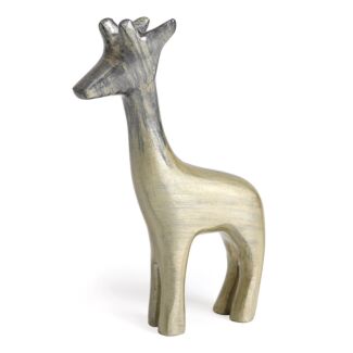 Aluminark Brushed Silver Large Giraffe