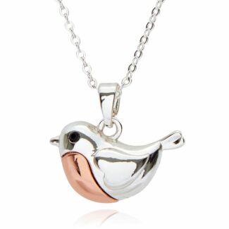 Robins Appear Two Tone Necklace