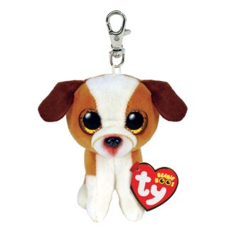 Hugo Dog Beanie Boo Key Clip