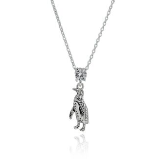 Wild At Heart Penguin Silver Plated Necklace