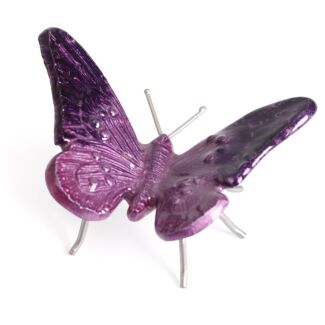 Aluminark Brushed Purple Small Butterfly