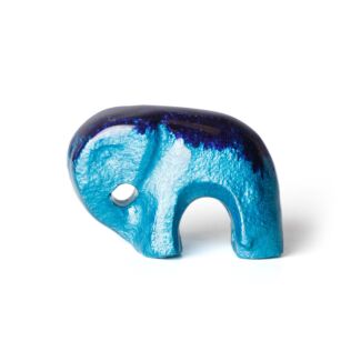 Aluminark Brushed Aqua Mini Elephant